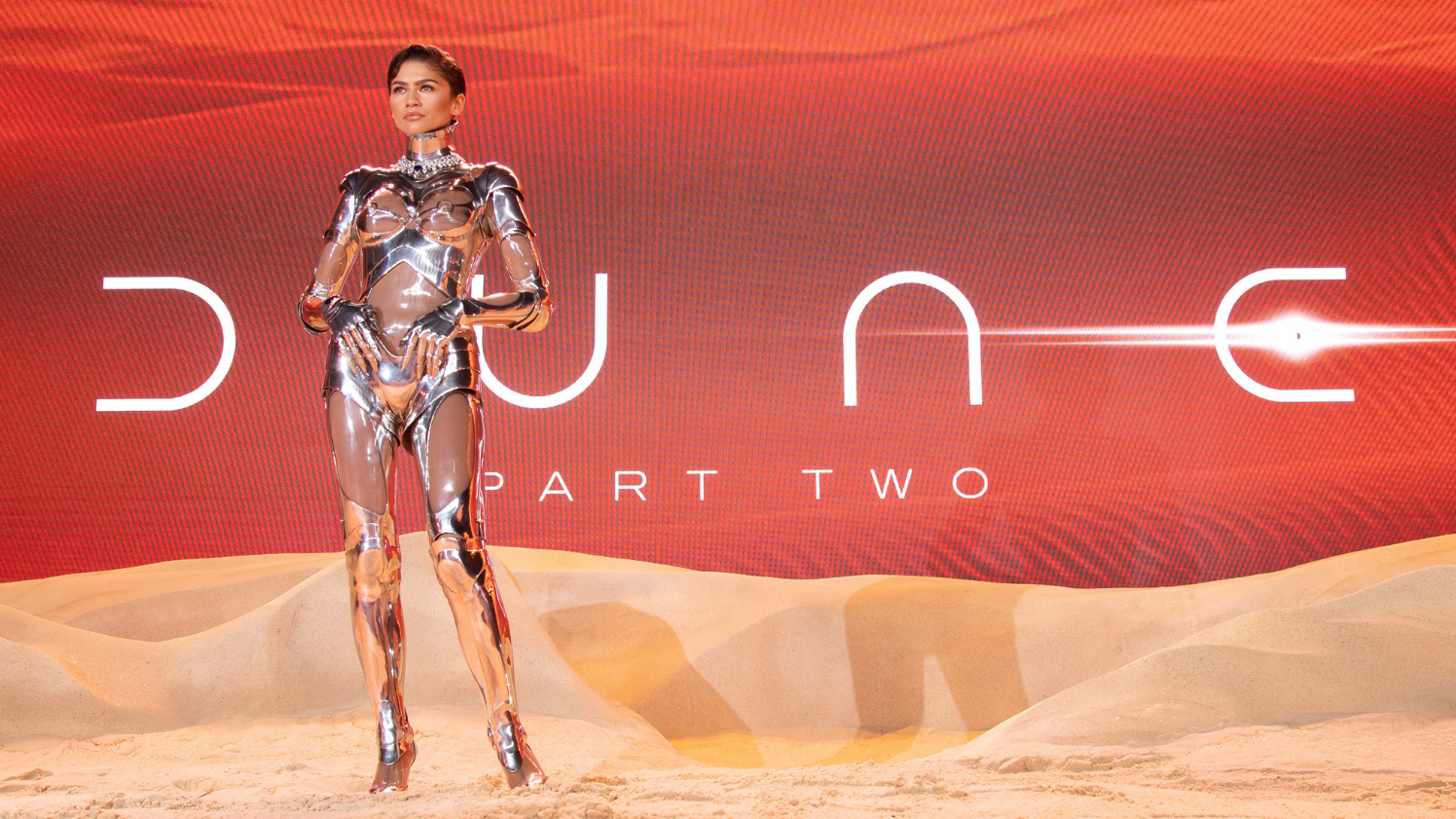 Zendaya is robot chic at the ‘Dune: Part Two’ world premiere