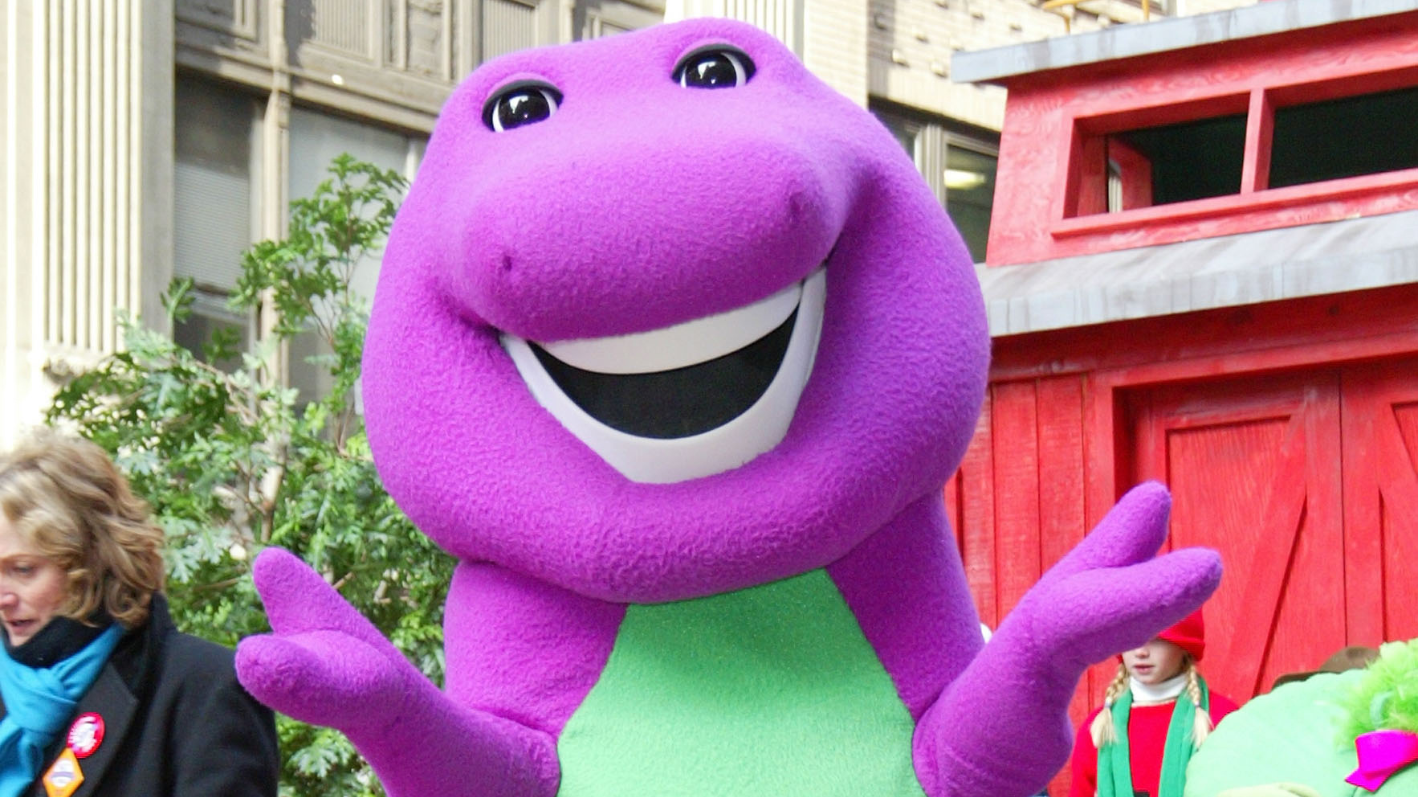 Barney returns to wish everybody a happy Valentine’s Day: “You are loved”